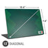 Mexico Soccer Flag Universal Laptop 13in (10.6 x 7.6in) Skin
